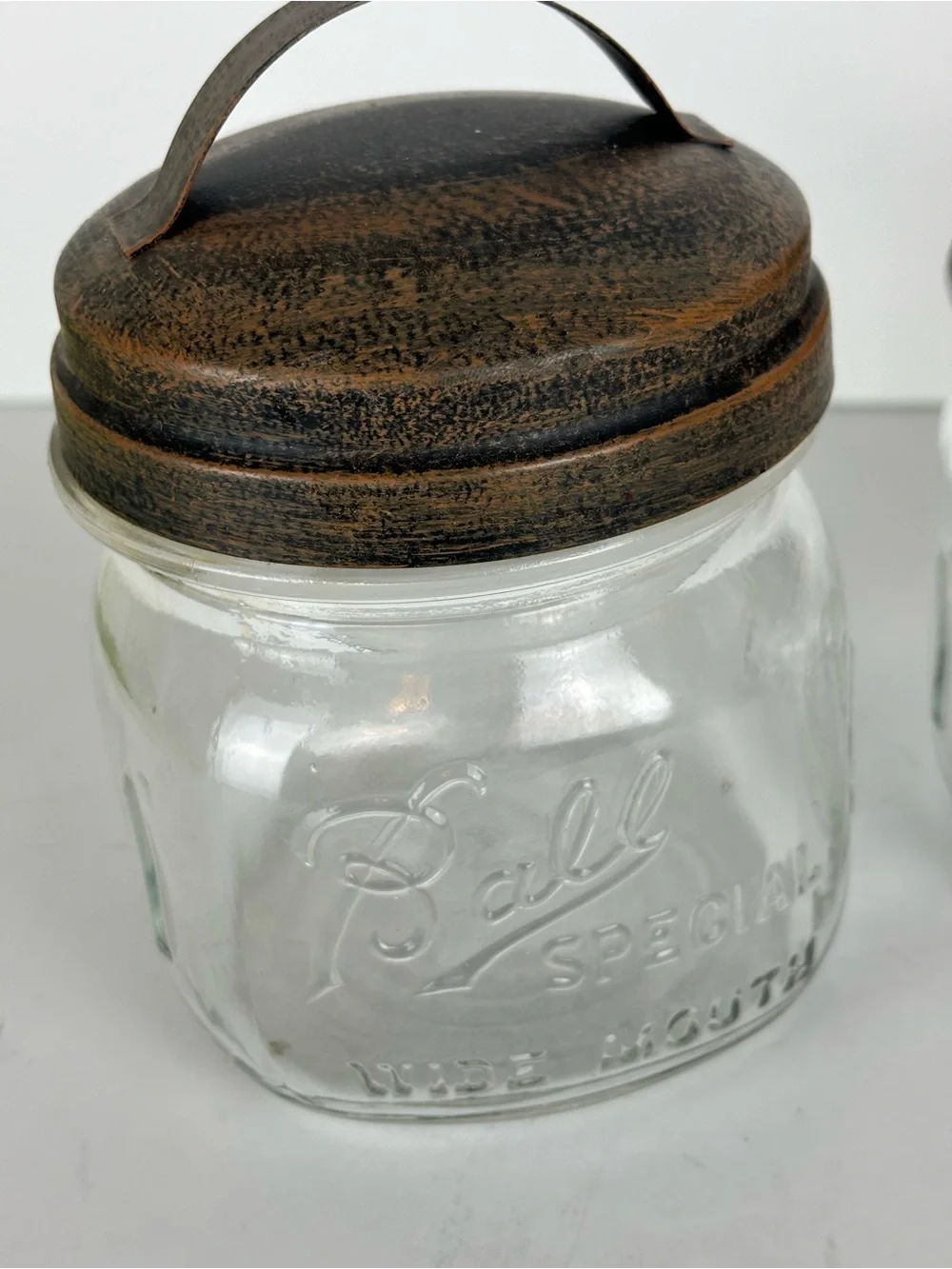 Wide Mouth Ball Special Jars with Decorative Lids